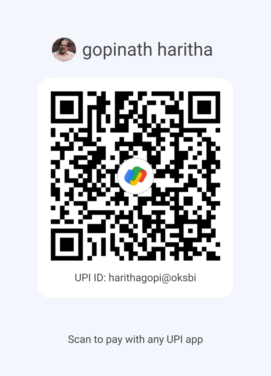 The Critic UPI QR Code
